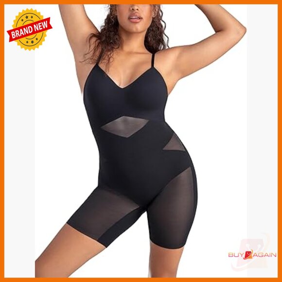 Low-Back Bodysuit Shapewear Tummy Control Compression X-Large